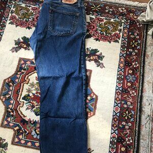 Levis 501 Jeans Mens 42x32 Button Fly Cotton Original Fit Denim Straight Leg